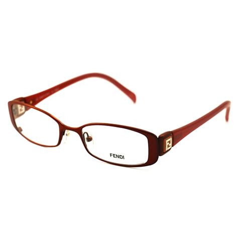 Fendi Women S Eyeglasses F901 222 Red 50 18 135 Metal Full Rim