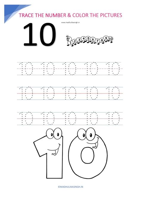 images  preschool numbers   printables number tracing