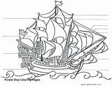Ship Coloring Pirate Printable Pages Sunken Anatomy Sheet Drawing Playmobil Boat Gracelaced Cruise Colouring Discovery Ships Color Sailing Aida Pirates sketch template