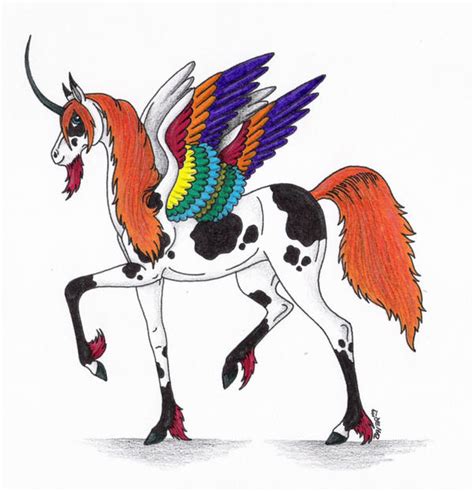 colorful unicorn  shara moonglow  deviantart