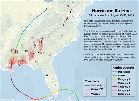 hurricane katrina  caused  tornado outbreak ustornadoescom