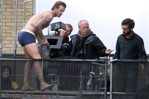 David Beckham Caught With His Trousers Down In Nearly