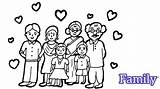Joint Family Drawing Draw Easy sketch template