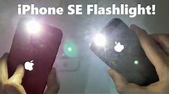 iPhone SE How to Turn On Flashlight & Change Brightness