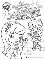 Shortcake Jam Jammin Mewarnai Erdbeerkuchen Fresa Tarta Princess sketch template