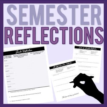semester reflection sheet   accidental librarian tpt