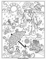 Marjorie Sarnat Coloriage Coloriages Pintar Fashions Fanciful Ausmalbilder Sheets Adulte Enfant Colorier Mandalas Mandala Uploaded sketch template