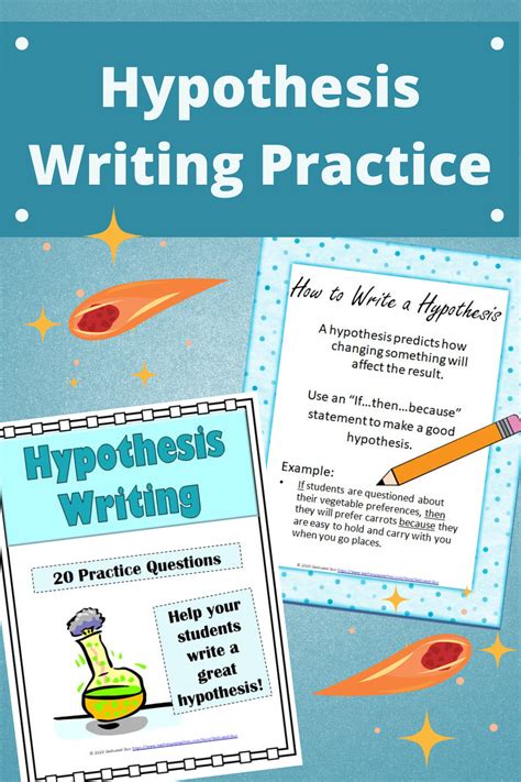 hypothesis writing practice    grade writing practice