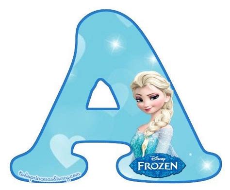 letras de frozen abecedario completo  descargar gratis princesas disney letra de frozen