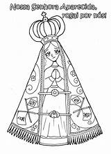 Aparecida Senhora Virgen Señora Paz Compre Ouvrir Escolha Dibujosparacatequesis Consolation sketch template