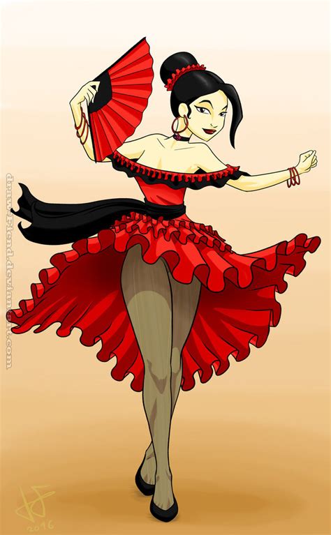 draw  flamenco dancer easy flamenco dancer drawing
