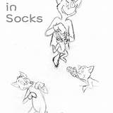 Socks Seuss Bettercoloring sketch template