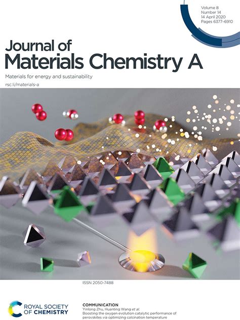 artstation journal  materials chemistry  front cover