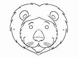 Printable Masks Coloring Animal Mask Templates Choose Board Face Faces sketch template