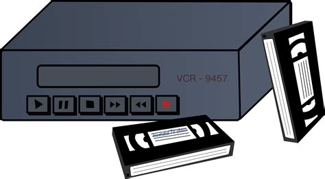 clipart vcr  tapes