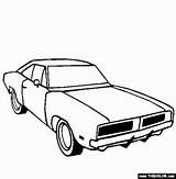 Coloring Dodge Hemi Charger 1968 Related Pages sketch template