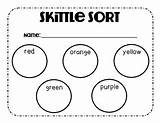 Skittles sketch template