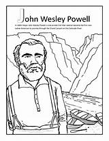 Coloring John Wesley Henry Powell Pages Horrid Hudson Print Getcolorings Color sketch template