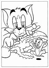 Coloring Jerry Popular Tom sketch template