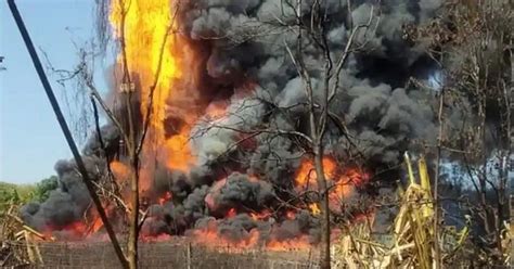 After Leaking Gas For 2 Weeks Assam S Baghjan Oil Well Catches Fire