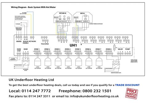 wiring diagrams uk underfloor heating