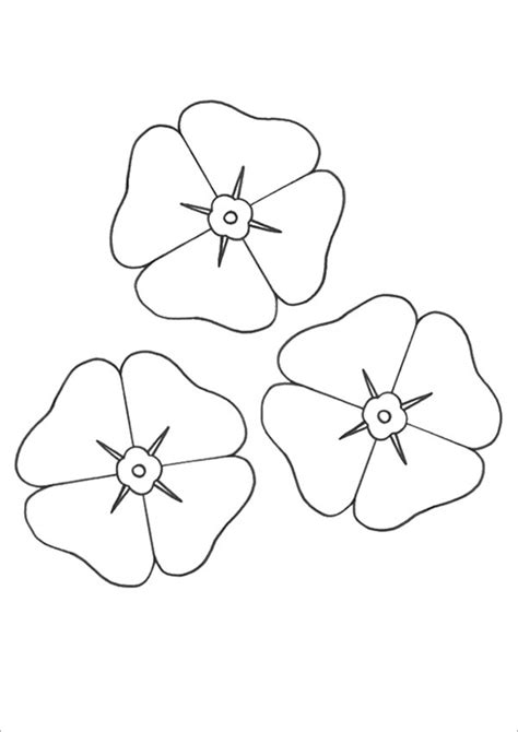 poppy coloring pages  jpg poppy coloring page flower