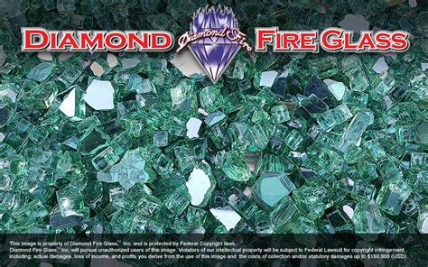 Diamond Fire Glass