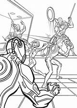 Coloring Tron Pages Army Quorra Legacy Clu Attack Sam Getcolorings sketch template