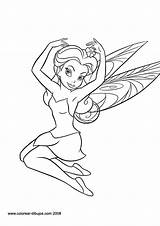 Disney Fairies Tinkerbell Rosetta Coloring Fairy Pages Sheets Faries Kids Printable sketch template