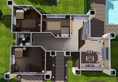 beautiful sims  house plan home building plans