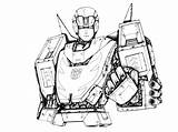 Transformers sketch template