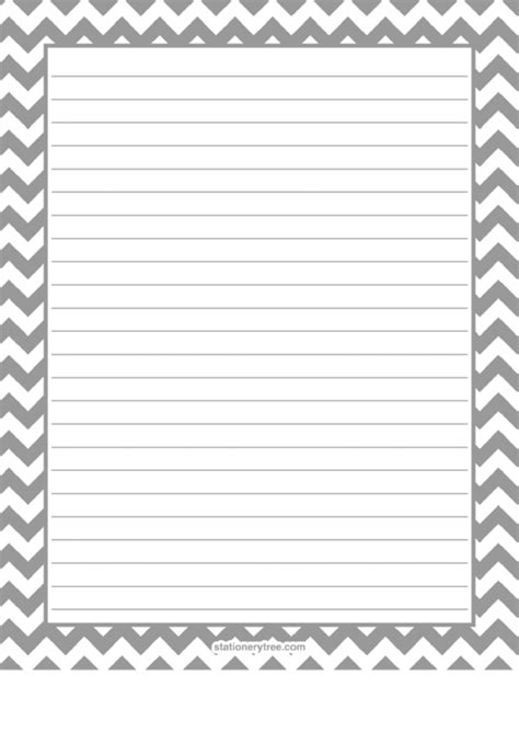 boarded lined grey  white writing paper printable