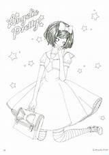 Angelic Lolita Book sketch template