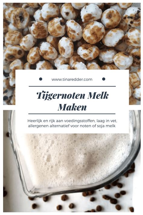tijgernoten melk maken [ allergenenvrij ] tina redder true food
