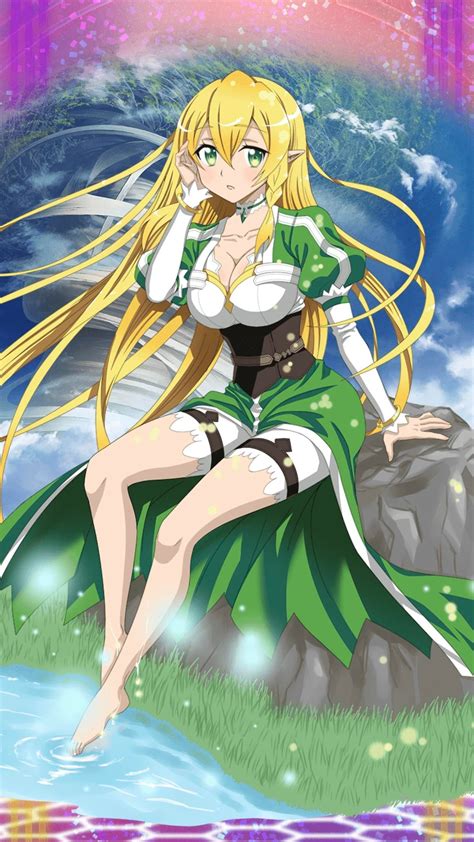 we all need more leafa with her hair down swordartonline