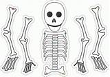 Skeleton Craft Template Kids Ezekiel Crafts Bones Dry Preschool Puppet Activities Children Skeletons School Sunday Halloween Bible Spooky Make Puppets sketch template