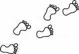 Footprints Clipart Walking Footprint Cliparts Footsteps Library Chapters Life 所以 sketch template