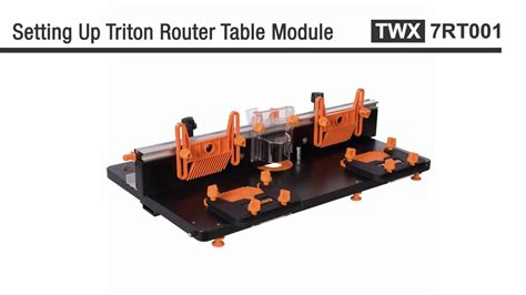 triton router table module instructions youtube