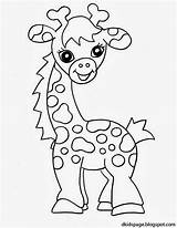 Baby Giraffe Coloring Pages Animals Printable Cute Color Drawing Print Kids Getdrawings Printables Azcoloring Fra Lagret sketch template