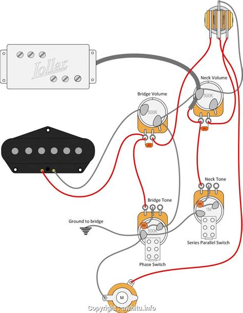 telecaster wiring diagram  humbucker