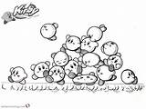 Kirby Coloring Pages Inktober Mass Attack Printable Deviantart Kids Color Friends Bettercoloring sketch template