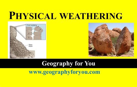 physical weathering geography