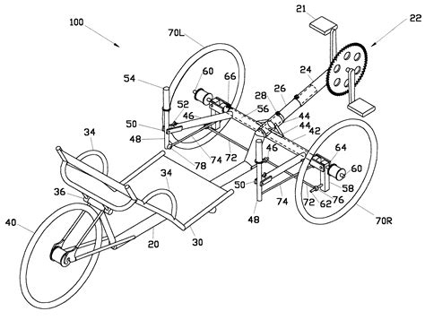 patent  recumbent tricycle  controlled wheel  body lean google patents