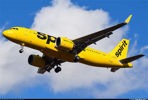 airbus   spirit airlines aviation photo  airlinersnet