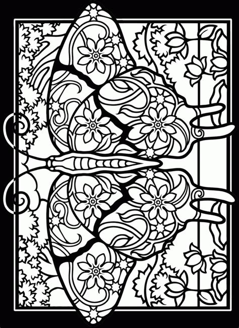 printable stained glass window coloring pages coloring home
