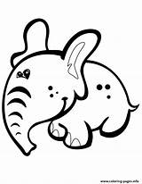 Elephant Cartoon Baby Coloring Pages Printable Cute Template Clipart Cliparts Telephone Stencil Book Colouring Funny Circus Templates Animal Clip Print sketch template