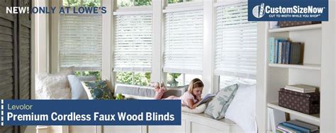 Levolor Premium Faux Wood Blinds