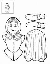 Puppet Coloring Part sketch template