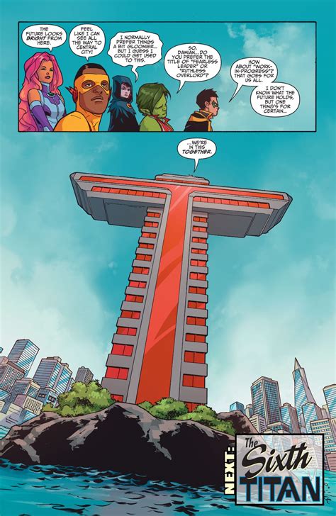 titans tower teen titans vol   comicnewbies