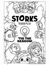 Storks Warner sketch template